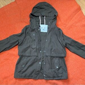 hinge Women’s Hooded Utility Jacket - Olive